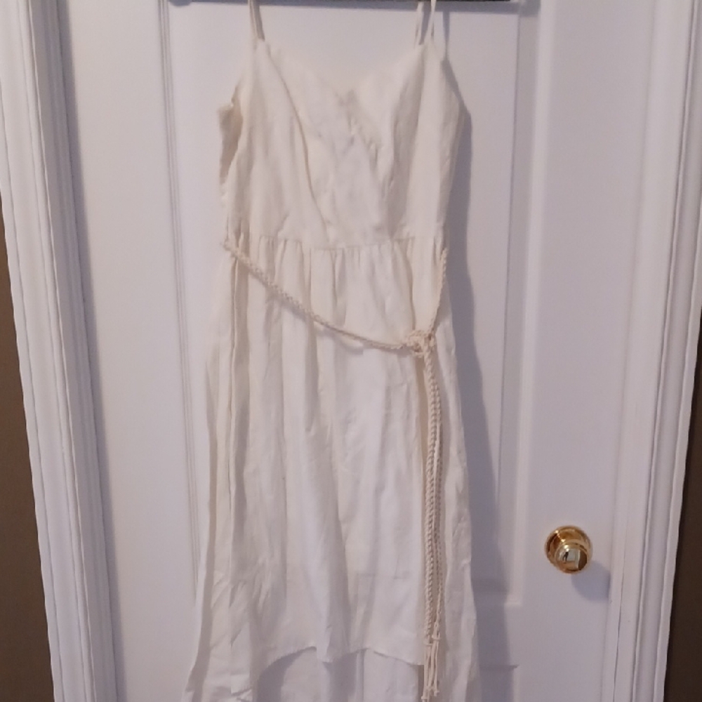 Cove Cream Wrap Tie Front Sundress for Weddings